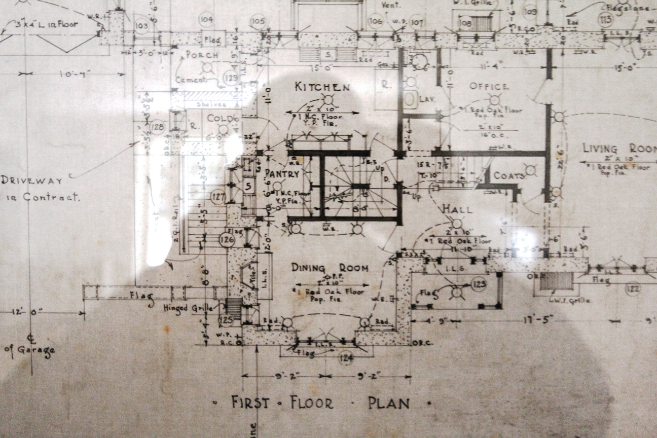Original Floor Plan of a 1920's Normand Style Kitchen