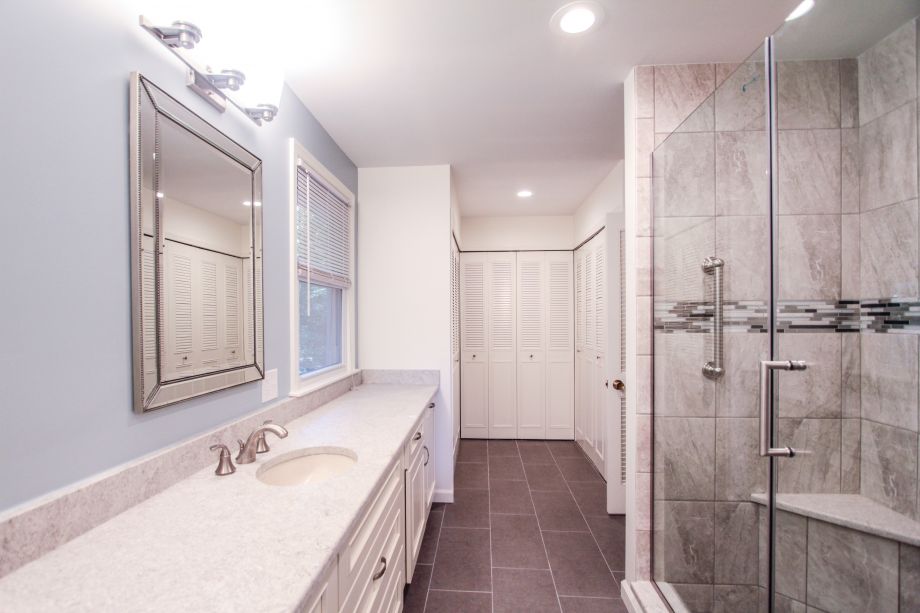 A Casual Traditional Master Bath Remodel