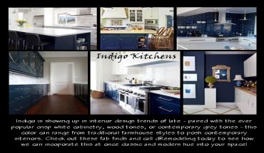 Indigo Kitchen Design Trend
