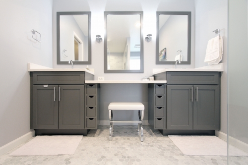 Bathroom Double Sink with Vanity