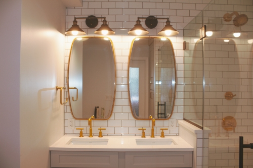 Bathroom Vanity Gold Fixtures