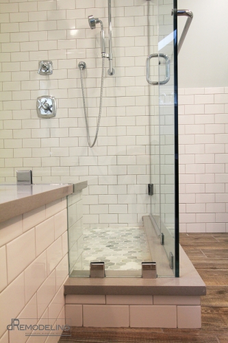 Bathroom Frameless Glass Hexagon