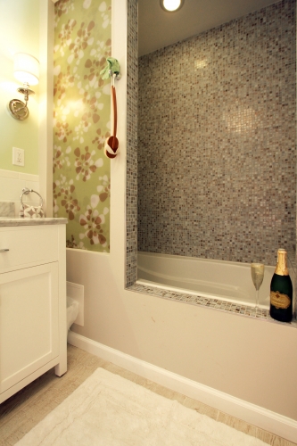 Bathroom Mosaic Resin Panel Shower