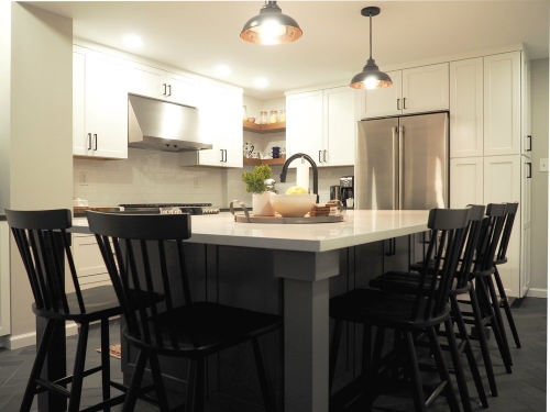 Kitchen Shaker Island Seating