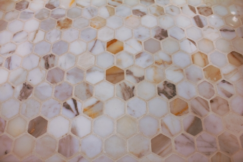 Marble Shower Tile Hexagon