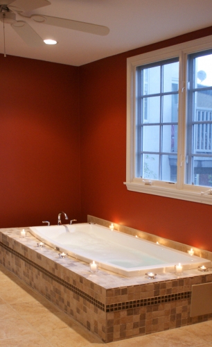 Master Romantic Bathroom Tub