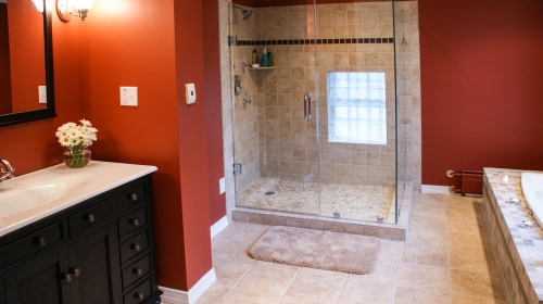 Master Warm Tone Bathroom