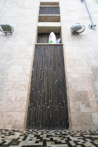 Master Bathroom Shower Recessed Niche accent tile  (1)