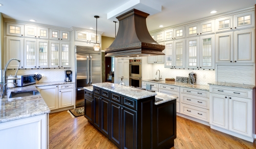 Traditional Kitchen Copper Range Hood