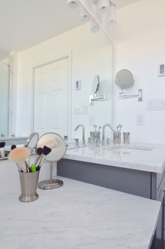 bathroom carrara marble countertops