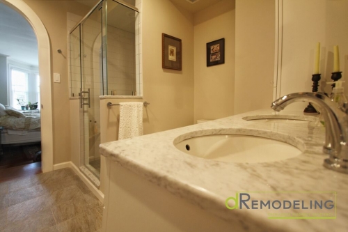 bathroom carrara marble top