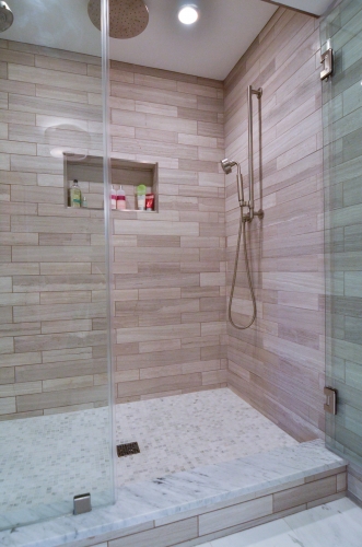 bathroom marble mosaic floor tile