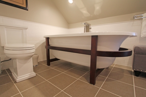 bathroom zen modern tub