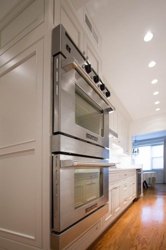 french traditional kitchen double wall oven