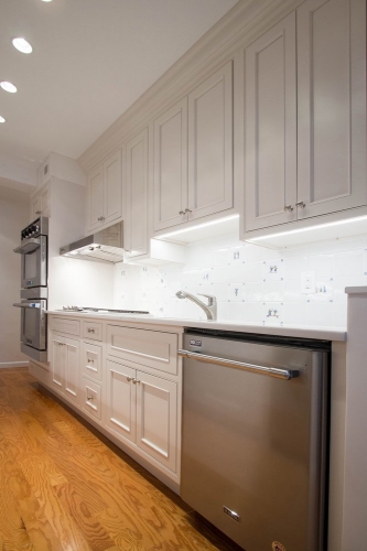 french traditional kitchen white cabinetry