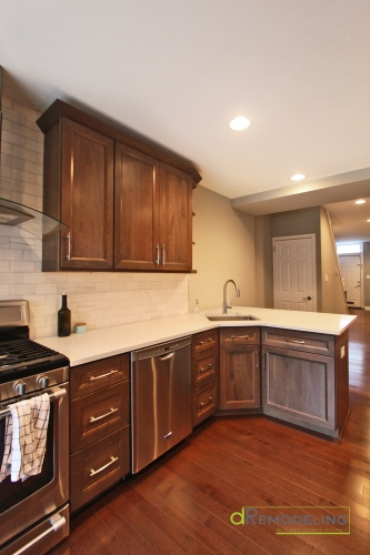 kitchen cherry cabinetry