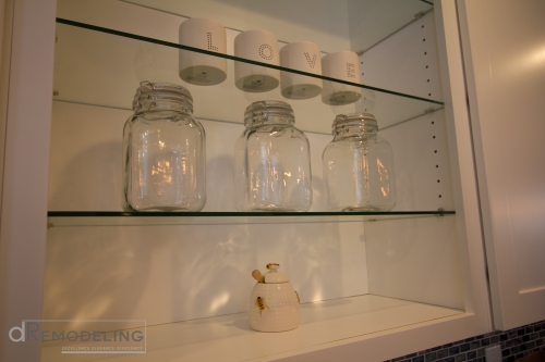 kitchen glass shelves upper