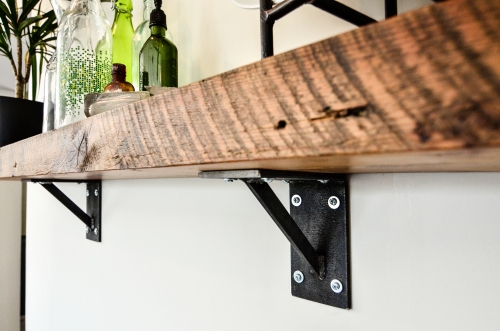 kitchen hand forged iron brackets