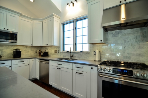 kitchen marble backsplash