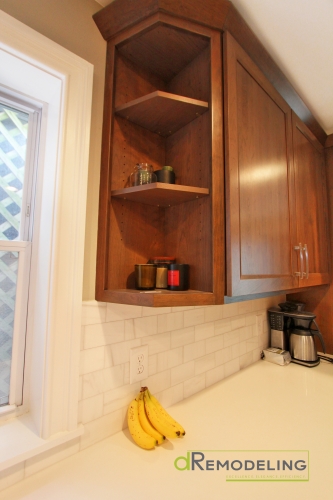 kitchen open shelving