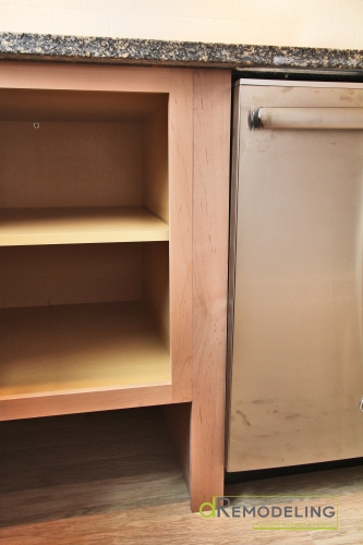 kitchen open shelving