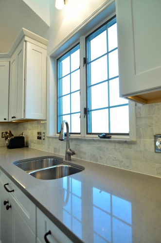kitchen silestone grey quartz countertop