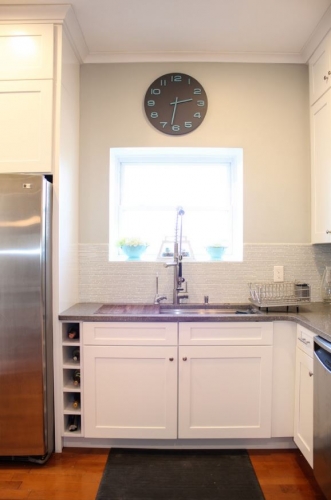 kitchen wine cubbies