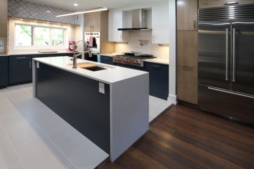 luxe modern kitchen multi tone overview