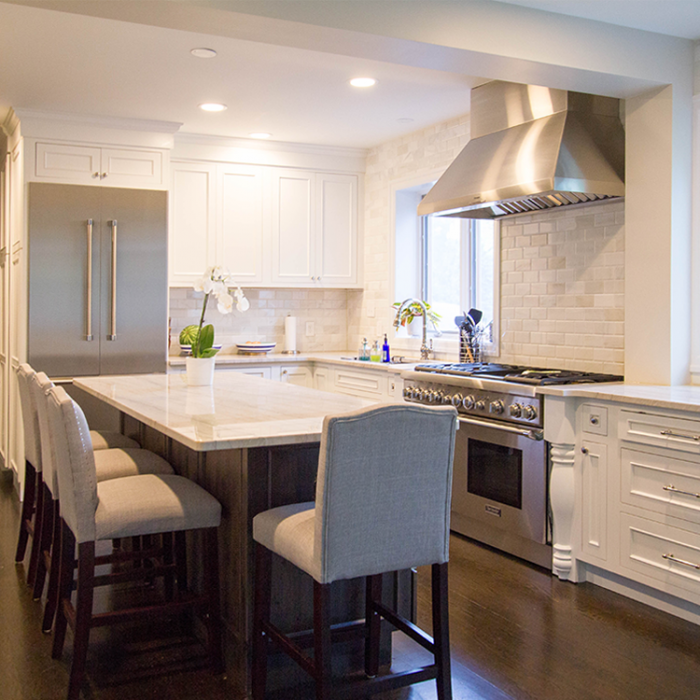 Inset Cabinetry Luxury Kitchen Design and Renovation in Wyncote