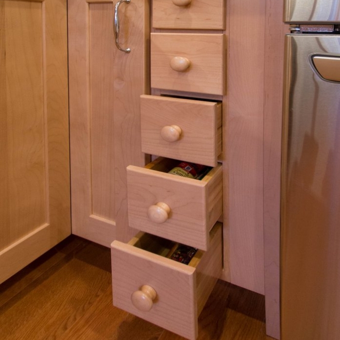 Natural Wood Transitional Kitchen Remodeling in Philadelphia