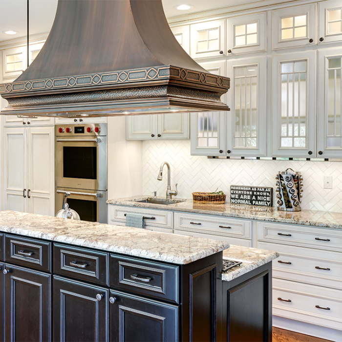 Traditional High-End Two-Tone Kitchen Remodel in Media