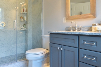 Transitional/Classic Center-City Bathroom