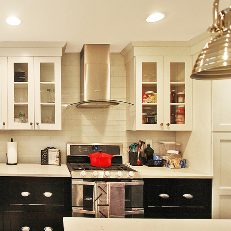 Two-Tone Shaker Kitchen Renovation in Philadelphia