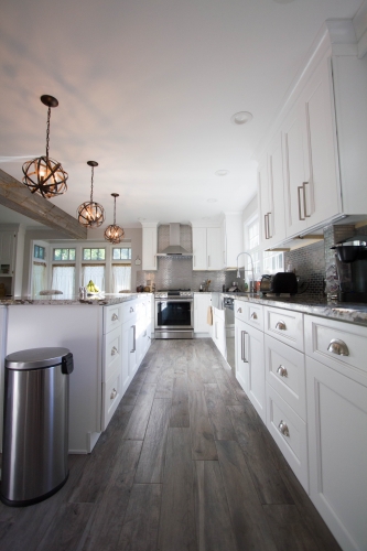 white kitchen expansion