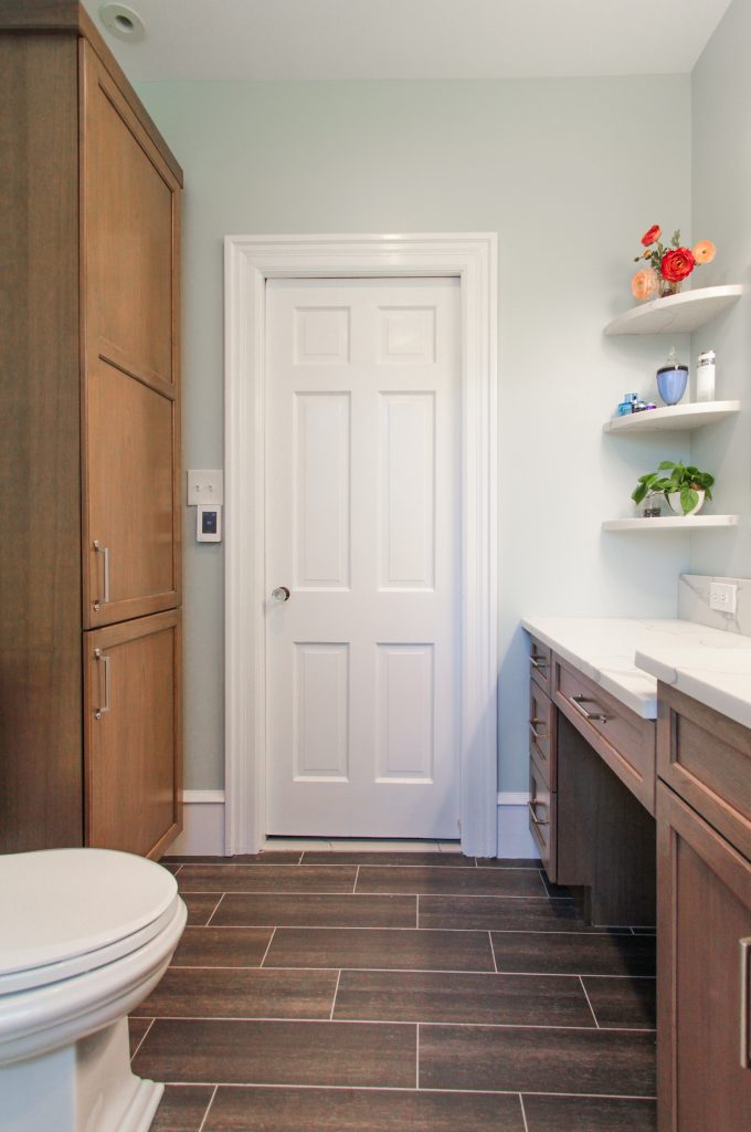 Wood-Cabinetry-Vanity-Bathroom-Door-dRemodeling-Philadelphia